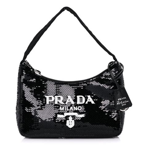 PRADA Paillettes Sequin Mini Re.